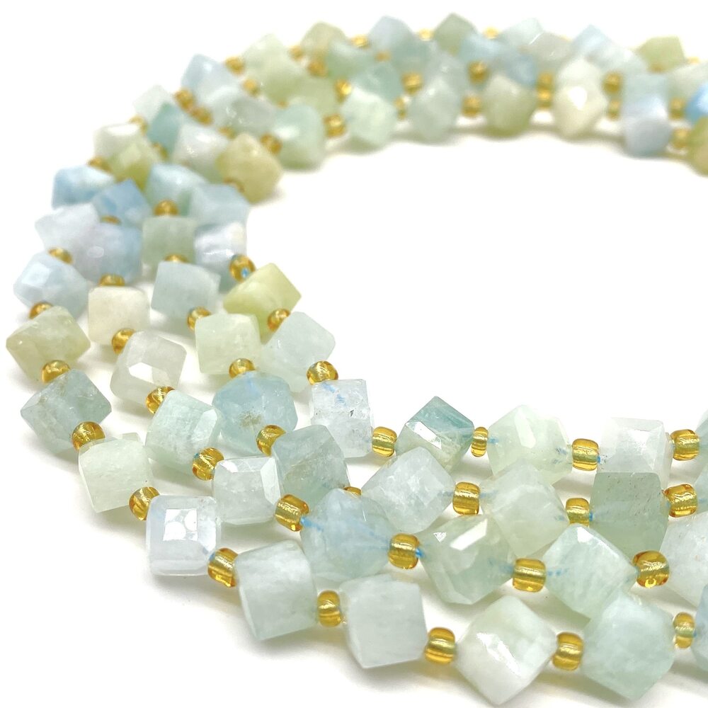 5253 ABCGEMS Brazilian Aquamarine Beads A Revolutionary Cutting Technique